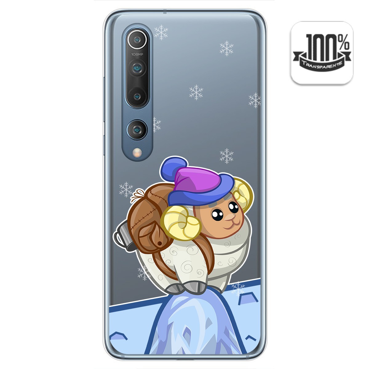 Funda Gel Transparente para Xiaomi Mi 10 / Mi 10 Pro diseño Cabra Dibujos