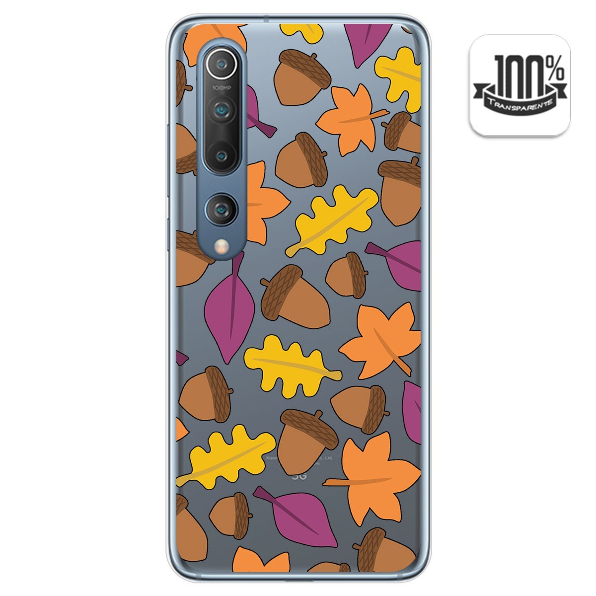 Funda Gel Transparente para Xiaomi Mi 10 / Mi 10 Pro diseño Otoño Dibujos