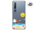 Funda Gel Transparente para Xiaomi Mi 10 / Mi 10 Pro diseño Playa Dibujos