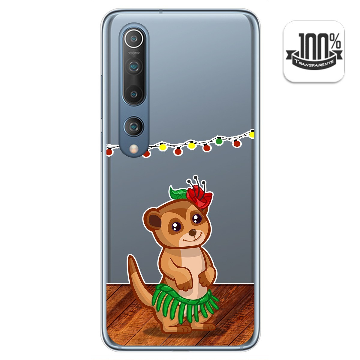 Funda Gel Transparente para Xiaomi Mi 10 / Mi 10 Pro diseño Suricata Dibujos