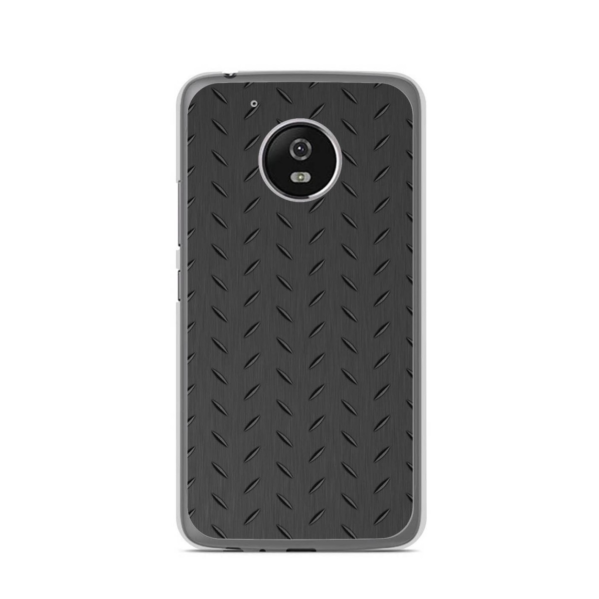 Funda Gel Tpu para Lenovo Moto G5 Diseño Metal Dibujos