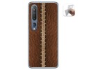 Funda Gel Tpu para Xiaomi Mi 10 / Mi 10 Pro diseño Cuero 01 Dibujos