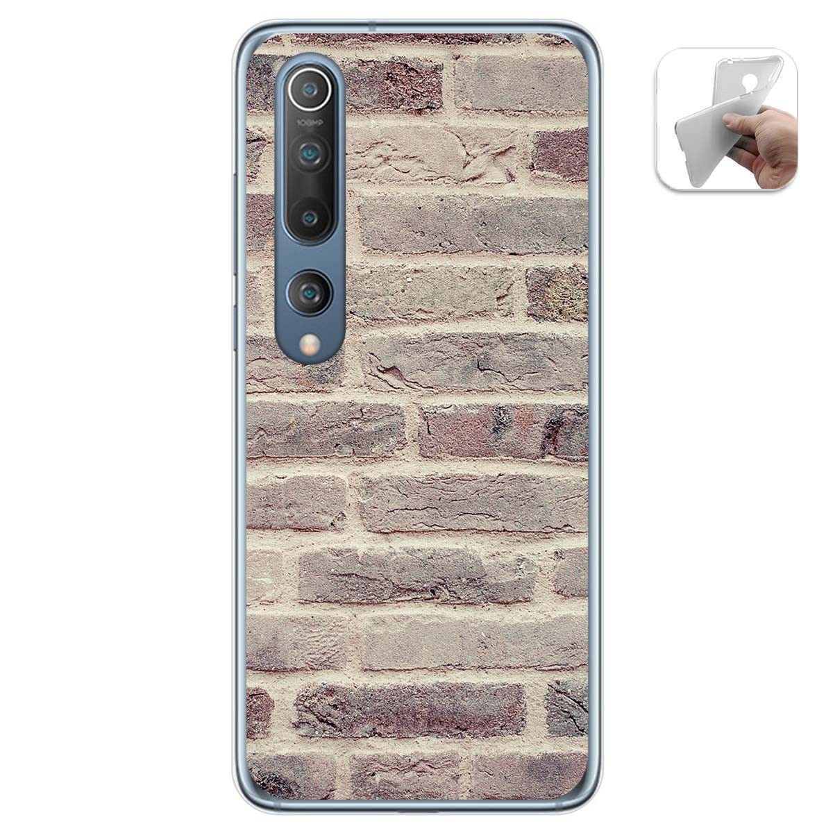 Funda Gel Tpu para Xiaomi Mi 10 / Mi 10 Pro diseño Ladrillo 01 Dibujos