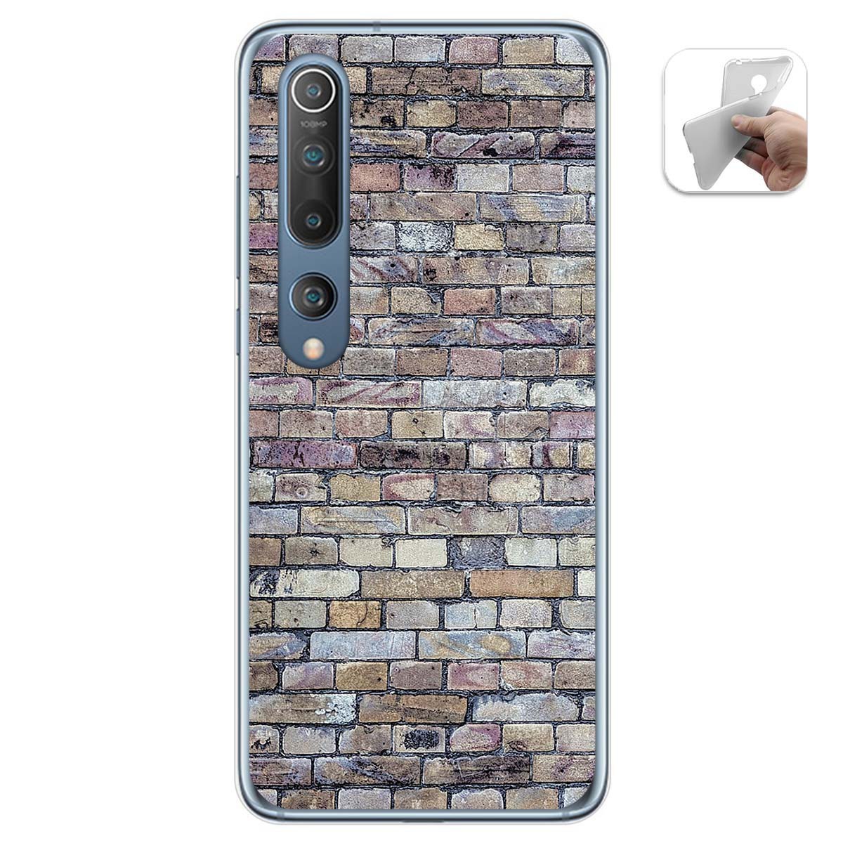 Funda Gel Tpu para Xiaomi Mi 10 / Mi 10 Pro diseño Ladrillo 02 Dibujos
