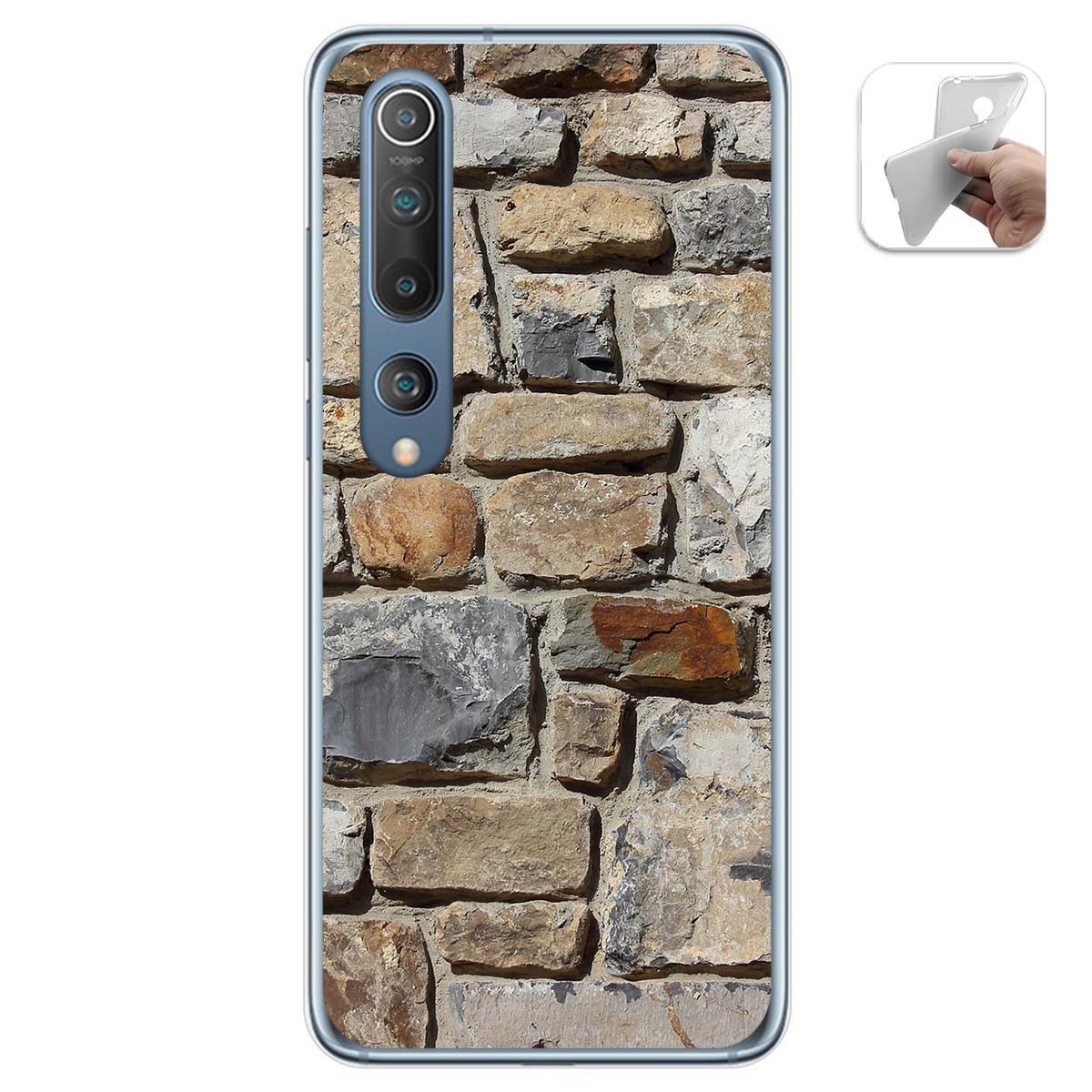 Funda Gel Tpu para Xiaomi Mi 10 / Mi 10 Pro diseño Ladrillo 03 Dibujos