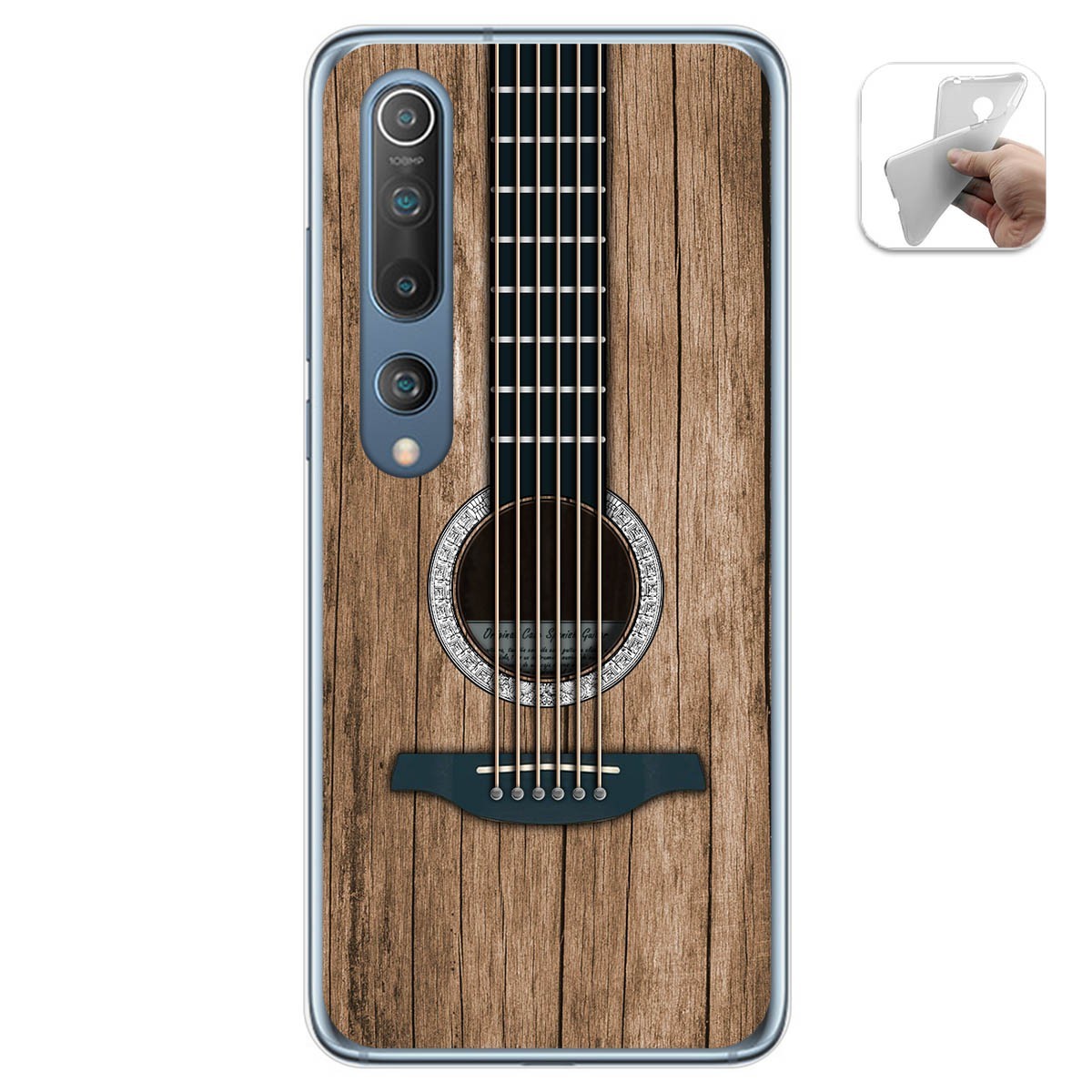 Funda Gel Tpu para Xiaomi Mi 10 / Mi 10 Pro diseño Madera 11 Dibujos