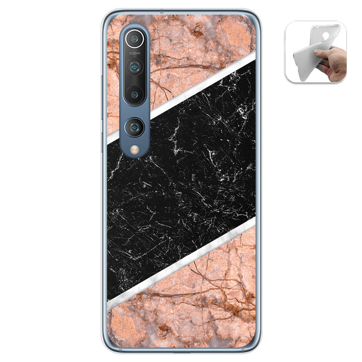 Funda Gel Tpu para Xiaomi Mi 10 / Mi 10 Pro diseño Mármol 07 Dibujos