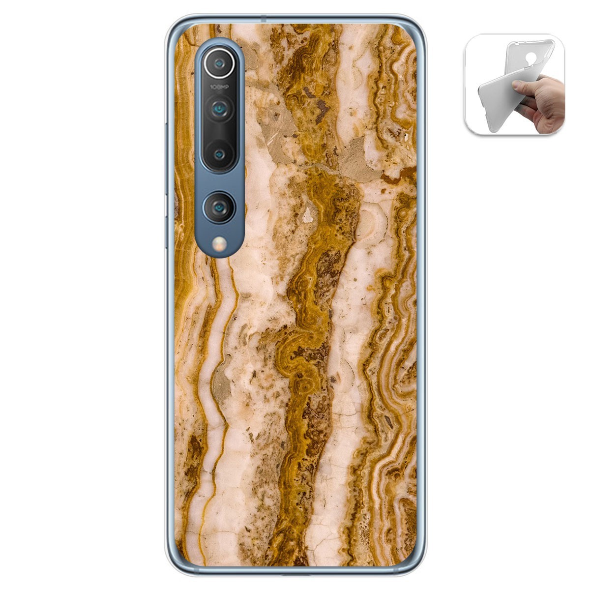 Funda Gel Tpu para Xiaomi Mi 10 / Mi 10 Pro diseño Mármol 10 Dibujos