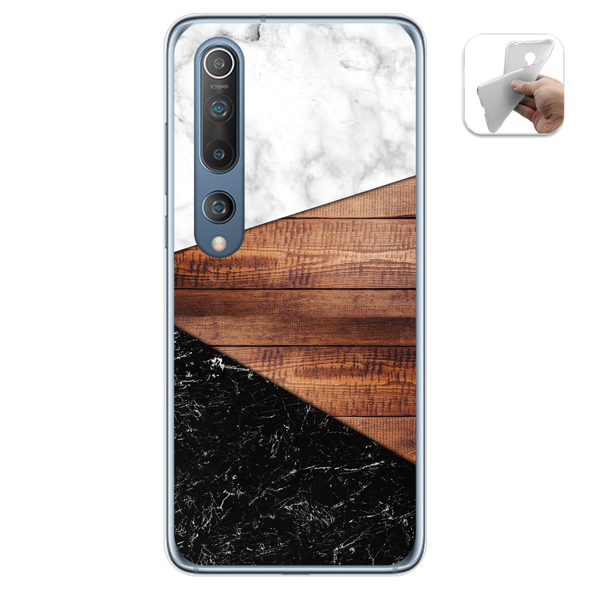 Funda Gel Tpu para Xiaomi Mi 10 / Mi 10 Pro diseño Mármol 11 Dibujos
