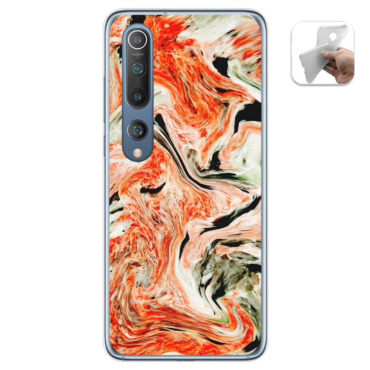 Funda Gel Tpu para Xiaomi Mi 10 / Mi 10 Pro diseño Mármol 12 Dibujos