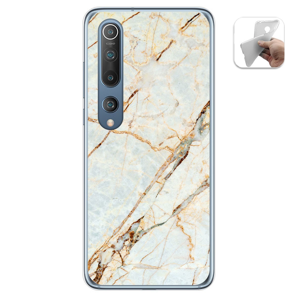 Funda Gel Tpu para Xiaomi Mi 10 / Mi 10 Pro diseño Mármol 13 Dibujos