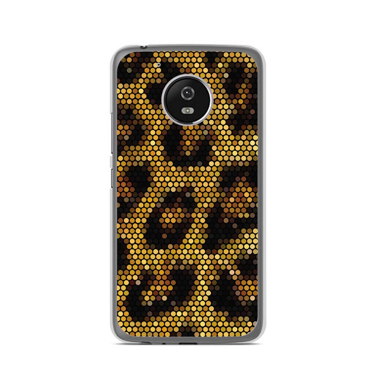 Funda Gel Tpu para Lenovo Moto G5 Diseño Leopardo Dibujos