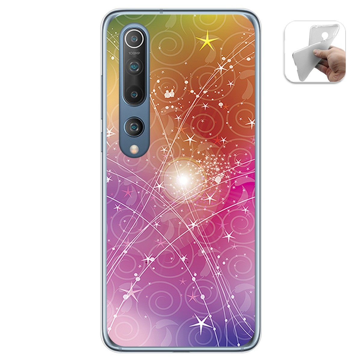 Funda Gel Tpu para Xiaomi Mi 10 / Mi 10 Pro diseño Abstracto Dibujos
