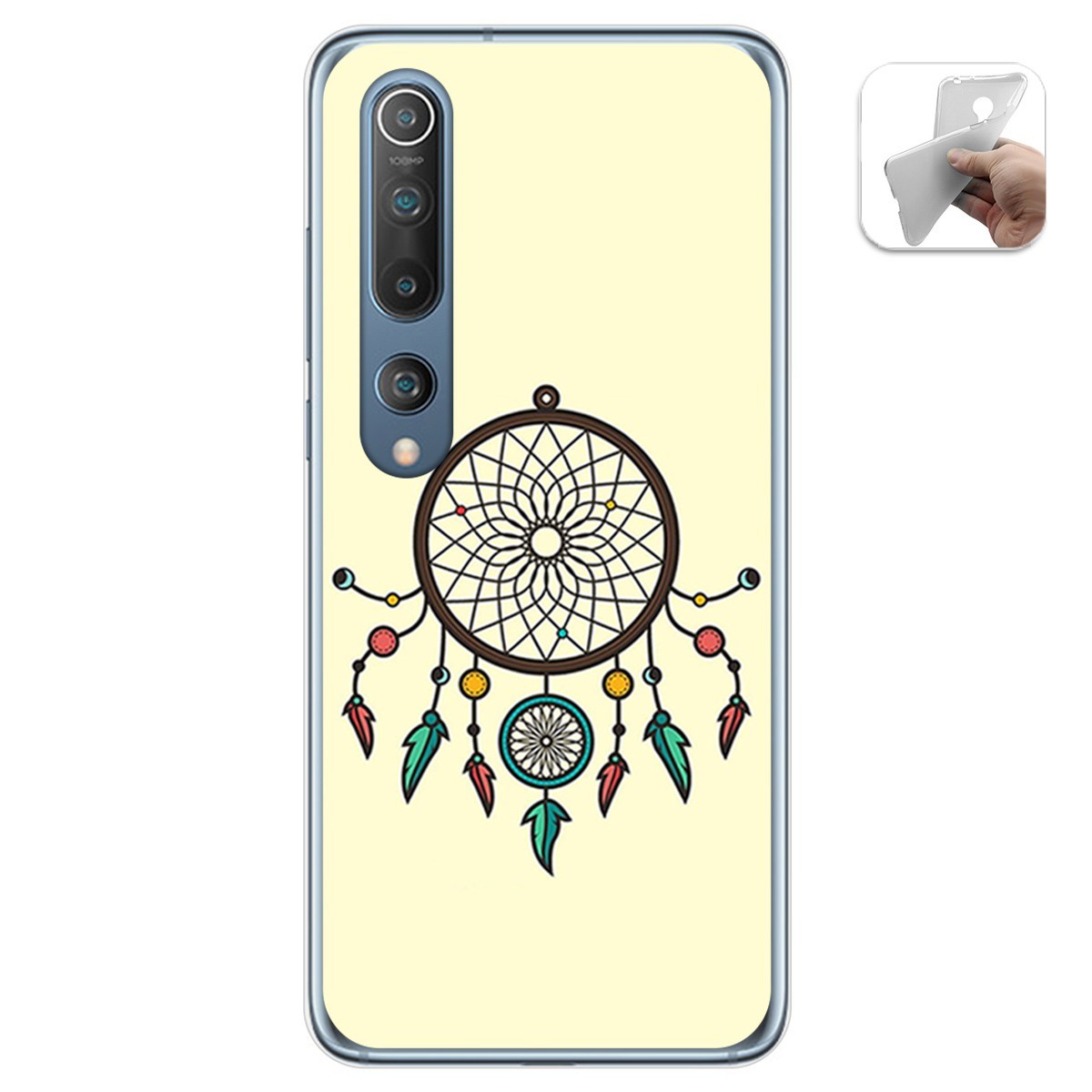 Funda Gel Tpu para Xiaomi Mi 10 / Mi 10 Pro diseño Atrapasueños Dibujos