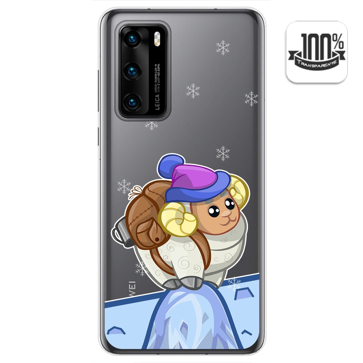 Funda Gel Transparente para Huawei P40 diseño Cabra Dibujos
