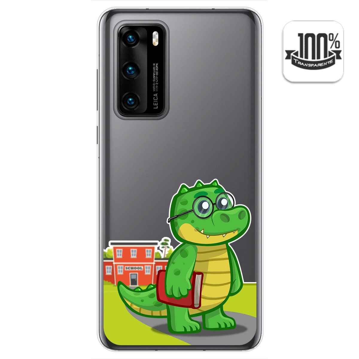 Funda Gel Transparente para Huawei P40 diseño Coco Dibujos