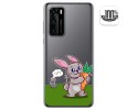 Funda Gel Transparente para Huawei P40 diseño Conejo Dibujos
