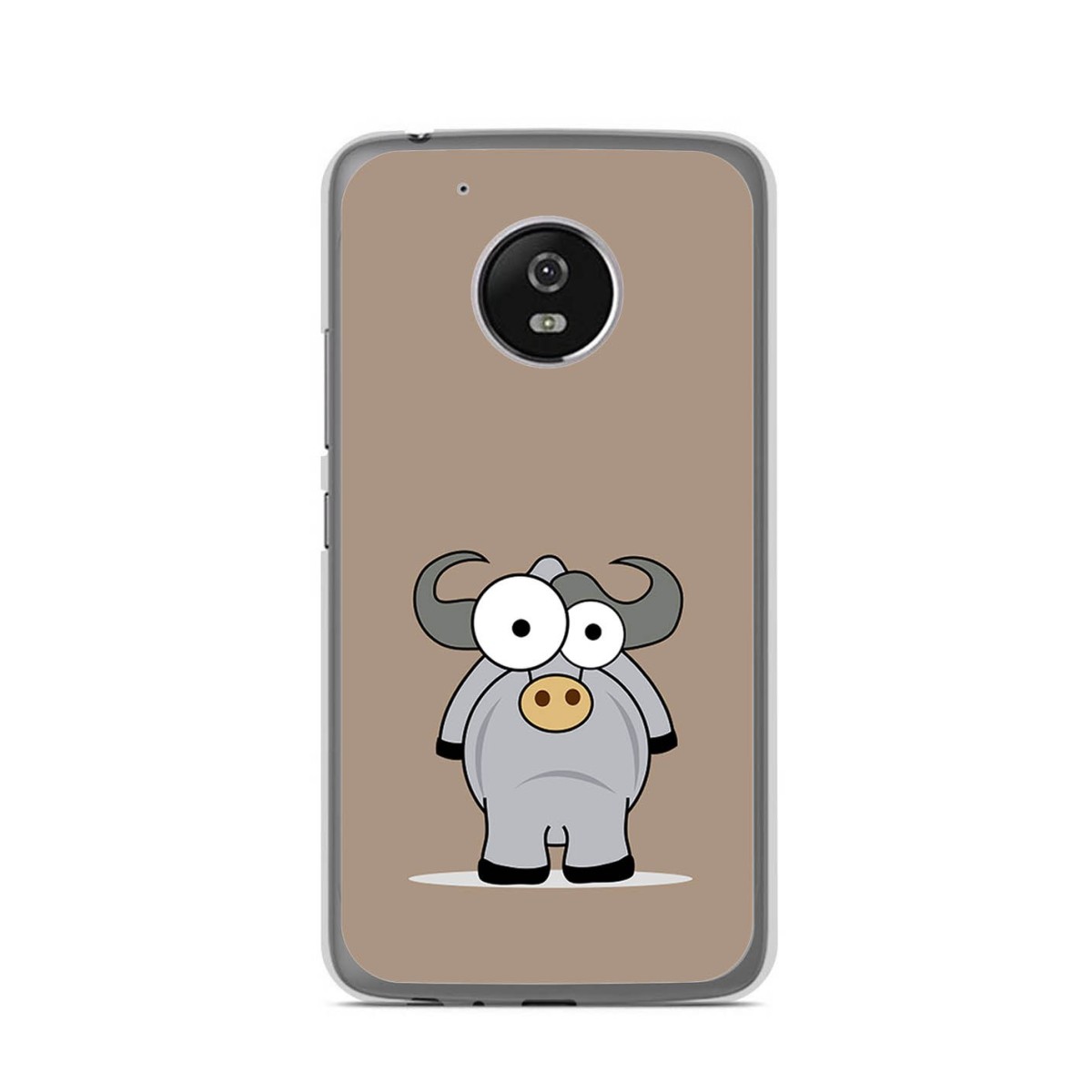 Funda Gel Tpu para Lenovo Moto G5 Diseño Toro Dibujos
