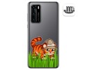 Funda Gel Transparente para Huawei P40 diseño Tigre Dibujos