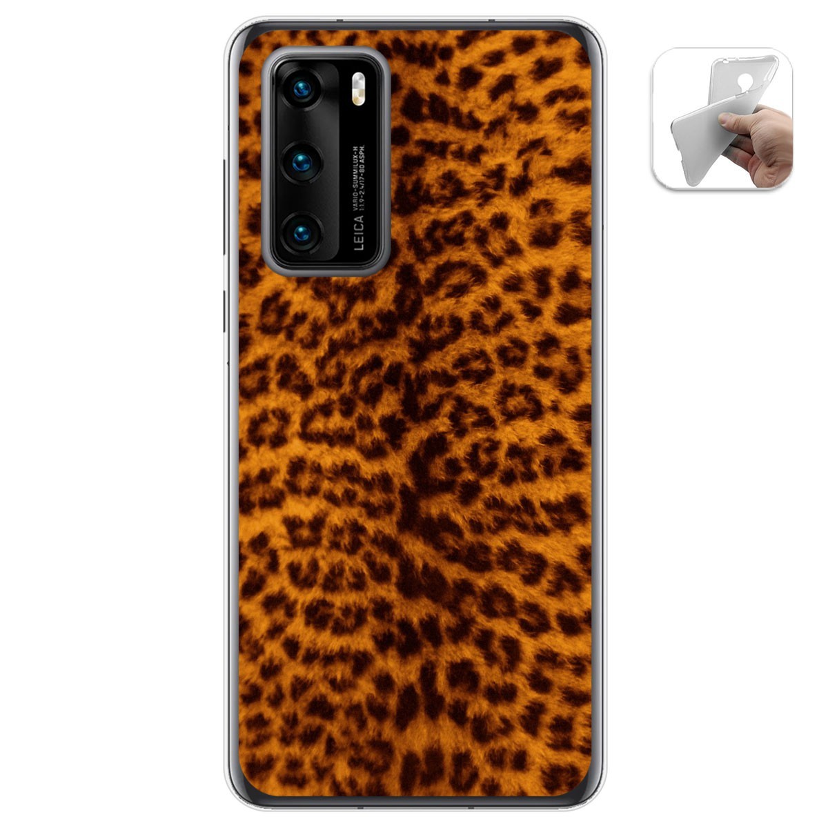 Funda Gel Tpu para Huawei P40 diseño Animal 03 Dibujos