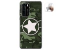 Funda Gel Tpu para Huawei P40 diseño Camuflaje 01 Dibujos
