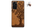 Funda Gel Tpu para Huawei P40 diseño Cuero 03 Dibujos