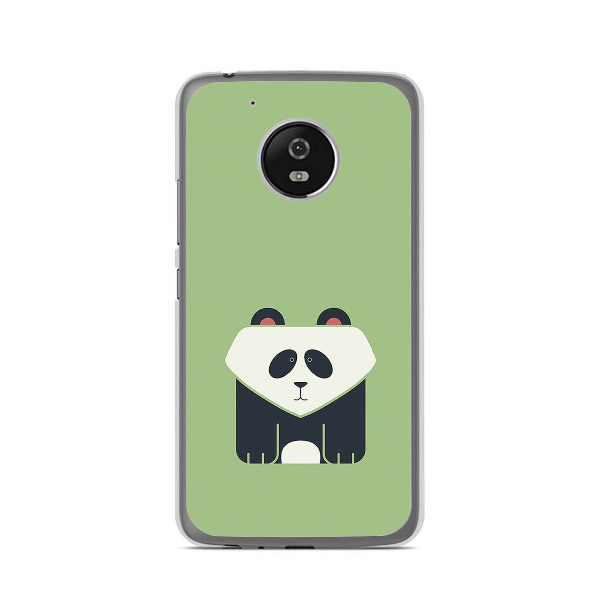 Funda Gel Tpu para Lenovo Moto G5 Diseño Panda Dibujos