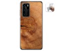 Funda Gel Tpu para Huawei P40 diseño Madera 04 Dibujos