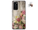 Funda Gel Tpu para Huawei P40 diseño Madera 08 Dibujos