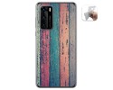 Funda Gel Tpu para Huawei P40 diseño Madera 10 Dibujos