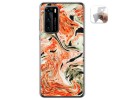Funda Gel Tpu para Huawei P40 diseño Mármol 12 Dibujos