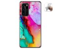 Funda Gel Tpu para Huawei P40 diseño Mármol 15 Dibujos