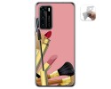 Funda Gel Tpu para Huawei P40 diseño Brochas Dibujos
