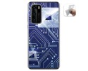 Funda Gel Tpu para Huawei P40 diseño Circuito Dibujos