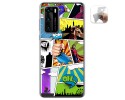 Funda Gel Tpu para Huawei P40 diseño Comic Dibujos