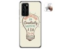 Funda Gel Tpu para Huawei P40 diseño Creativity Dibujos