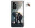 Funda Gel Tpu para Huawei P40 diseño Elefante Dibujos