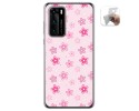 Funda Gel Tpu para Huawei P40 diseño Flores Dibujos