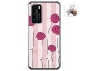 Funda Gel Tpu para Huawei P40 diseño Flores Vintage Dibujos