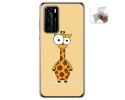 Funda Gel Tpu para Huawei P40 diseño Jirafa Dibujos