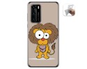 Funda Gel Tpu para Huawei P40 diseño Leon Dibujos