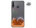Funda Gel Transparente para Huawei P40 Lite E diseño Bufalo Dibujos
