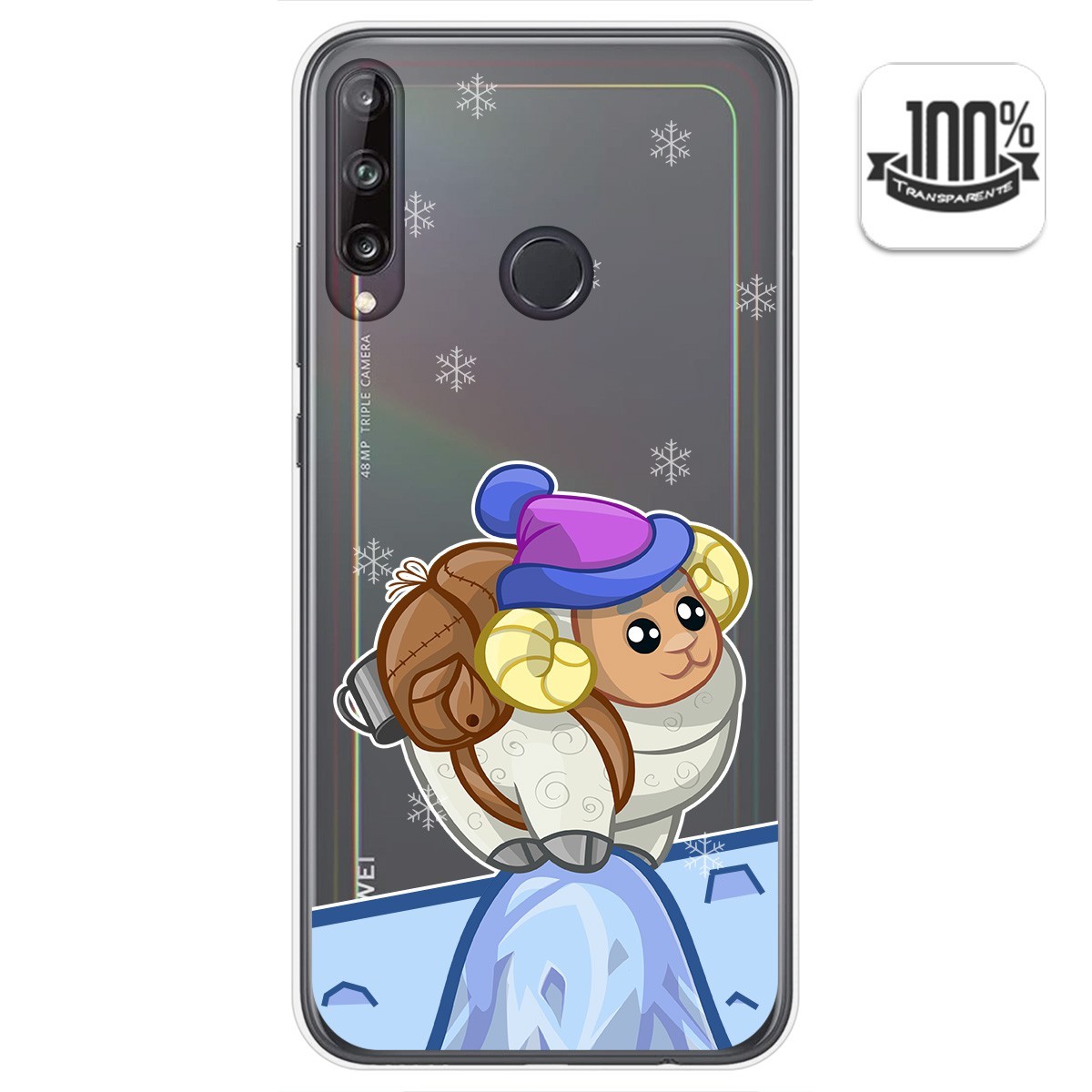 Funda Gel Transparente para Huawei P40 Lite E diseño Cabra Dibujos