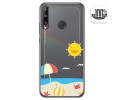 Funda Gel Transparente para Huawei P40 Lite E diseño Playa Dibujos