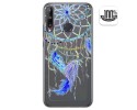 Funda Gel Transparente para Huawei P40 Lite E diseño Plumas Dibujos