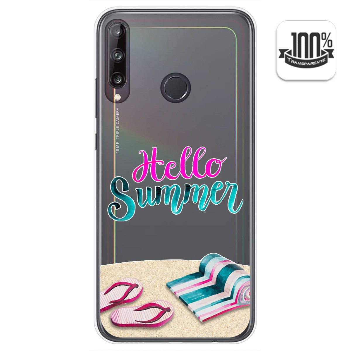 Funda Gel Transparente para Huawei P40 Lite E diseño Summer Dibujos