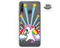 Funda Gel Transparente para Huawei P40 Lite E diseño Unicornio Dibujos
