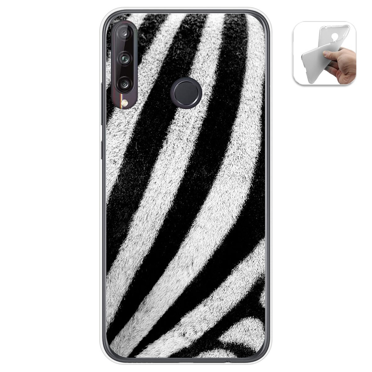 Funda Gel Tpu para Huawei P40 Lite E diseño Animal 02 Dibujos