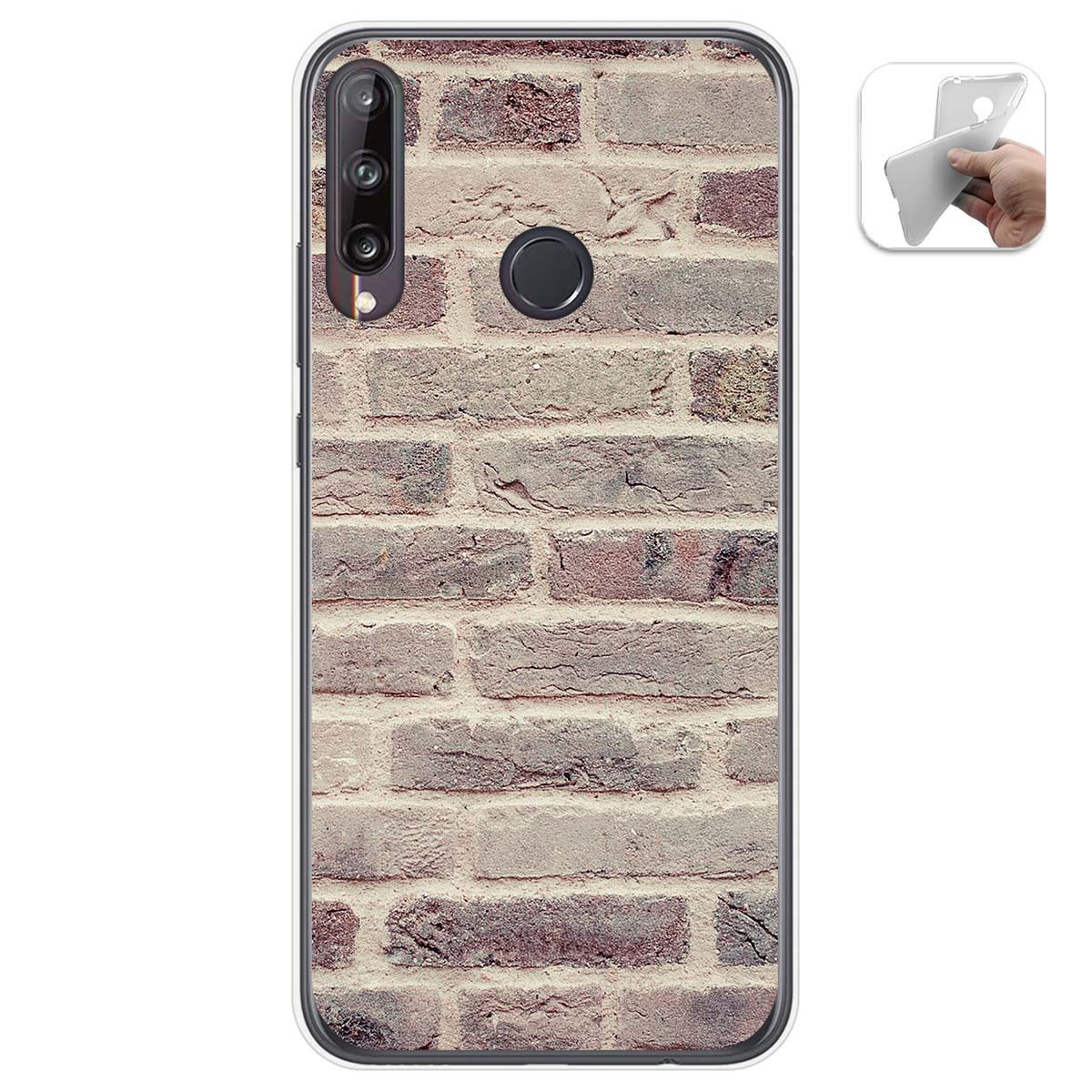 Funda Gel Tpu para Huawei P40 Lite E diseño Ladrillo 01 Dibujos