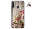 Funda Gel Tpu para Huawei P40 Lite E diseño Madera 08 Dibujos